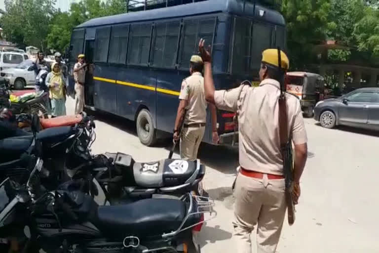 Police van Overturned in Chittorgarh