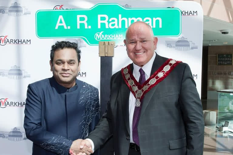 Street named after AR Rahman in Canada