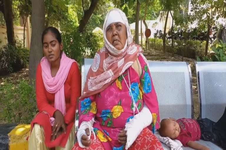 attack on old woman in sonipat