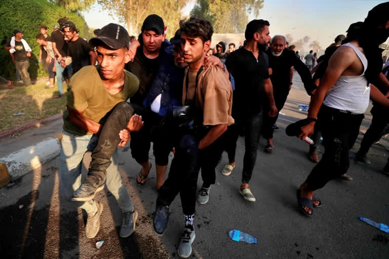 Two supporters of Iraqi cleric Moqdata Sadr were killed following clashes in Baghdad's Green Zone after the powerful Shiite leader's decision to quit politics. Iraqi army has declared a nationwide curfew responding to the clashes and violence.