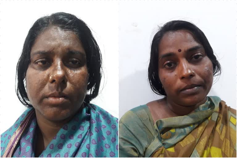 Two Tamilnadu women arrested in theft case  two tamil women who stolen gold necklace  pathanamthitta theft case  police arrested teo tamil womens pathanamthitta  kerala crime news  kerala latest news  പത്തനംതിട്ട വാർത്തകൾ  കേരള വാർത്തകൾ  വയോധികയുടെ മാലകവർന്നു  രണ്ട് നാടോടി സ്ത്രീകൾ അറസ്‌റ്റിൽ  പത്തനംതിട്ട മാല മോഷണ കേസ്  തമിഴ്‌നാട് സ്വദേശിനികളെ പൊലീസ് അറസ്‌റ്റ് ചെയ്തു