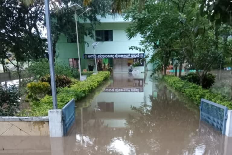 Mamballi Police Station flooded