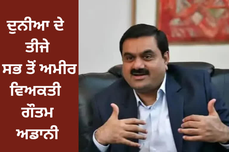 Gautam Adani now 3rd richest person in the world