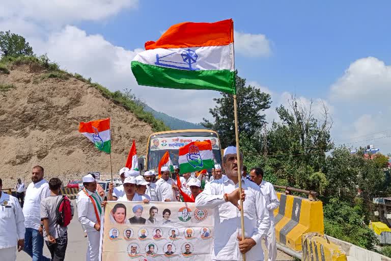 सोलन पहुंची कांग्रेस सेवादल की जागो सद्भावना यात्रा,