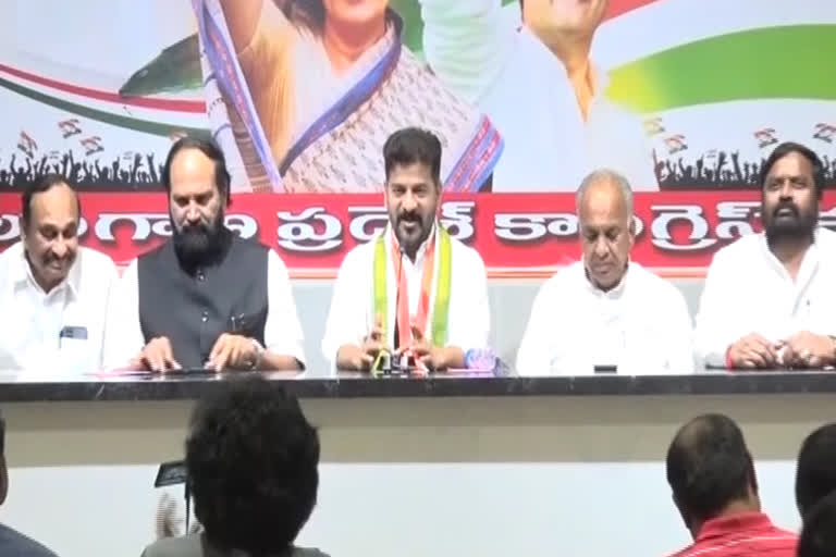 TPCC Chief Reanth reddy and uttam kumar reddy fire on TRS and BJP leaders