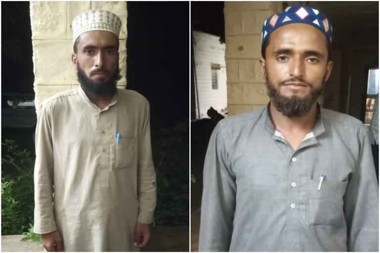 suspected Kashmiri citizens caught in jaisalmer