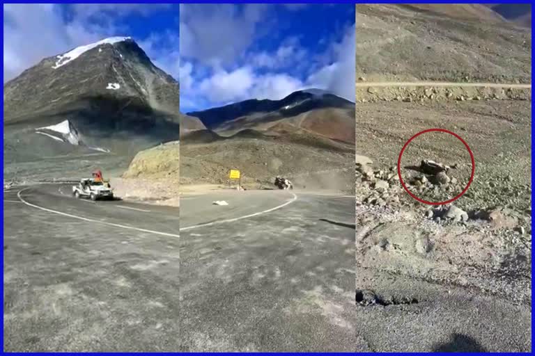 Gypsy accident in Lahaul Spiti