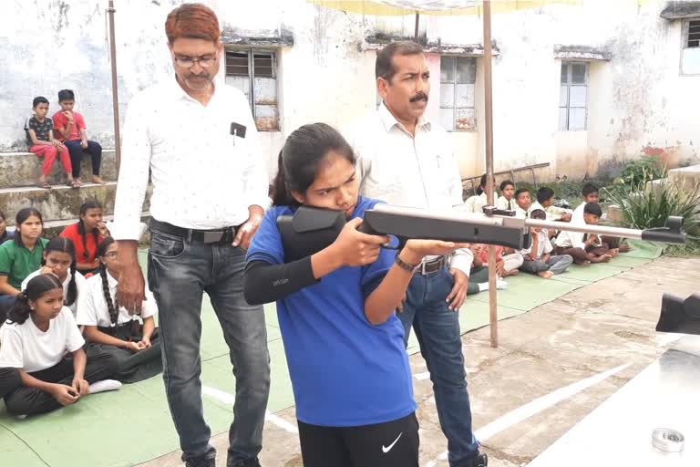 Balaghat Students Pistol Shooting