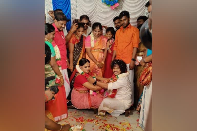 நீண்ட நாள் காதலியை கரம்பிடித்தார் குக் வித் கோமாளி புகழ்