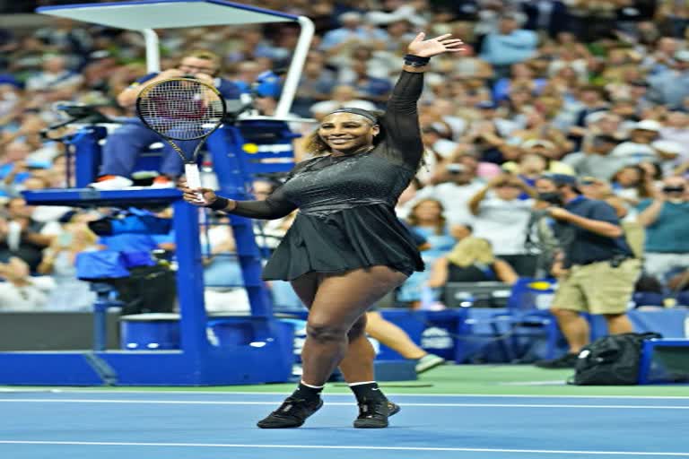 US Open 2022  Serena enters US Open third round  fernandez and Sakkari out  यूएस ओपन 2022  सेरेना यूएस ओपन के तीसरे दौर में  फर्नांडीज और सकारी बाहर