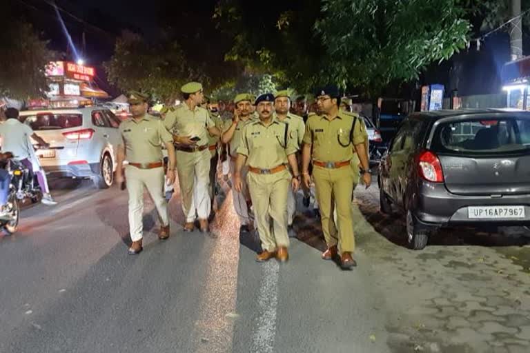 ganesh chaturthi noida police drill