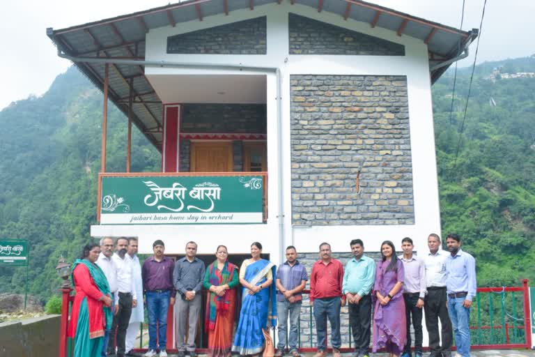 Inauguration of the first Horty Tourism building built in Pahari style in Rudraprayag