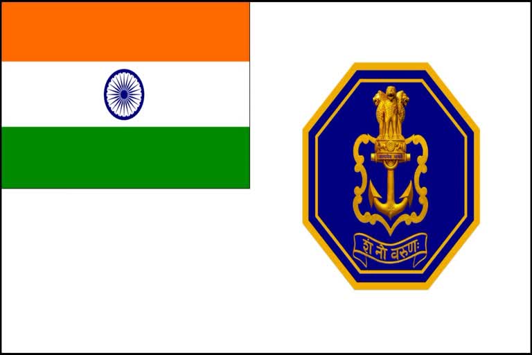 Unveiling of new naval ensign by the Honorable prime minister on 02 SEP 22Etv Bharat