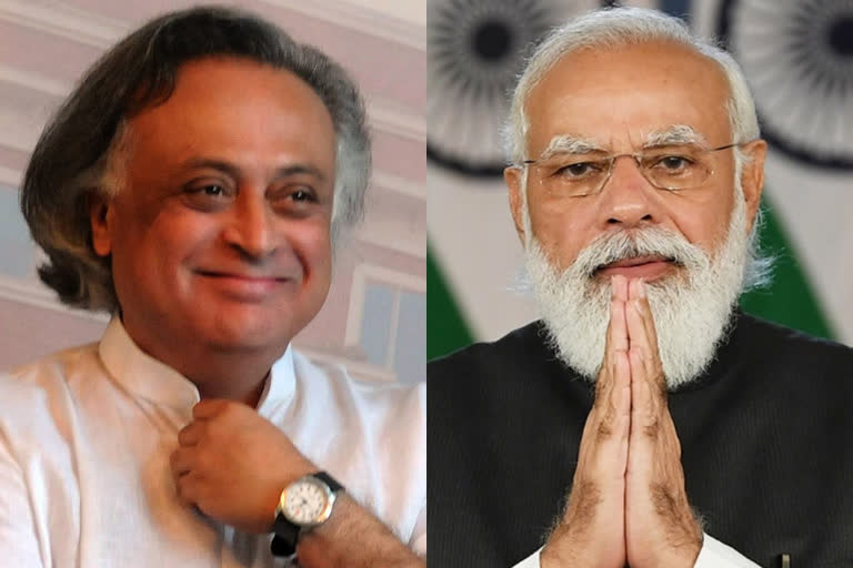 INS Vikrant  ins vikrant Jairam Ramesh against Narendra Modi  Narendra Modi  ഐഎൻഎസ് വിക്രാന്ത്  ജയ്‌റാം രമേശ്  ജയ്‌റാം രമേശിന്‍റെ വിമര്‍ശനം  Criticism of Jairam Ramesh