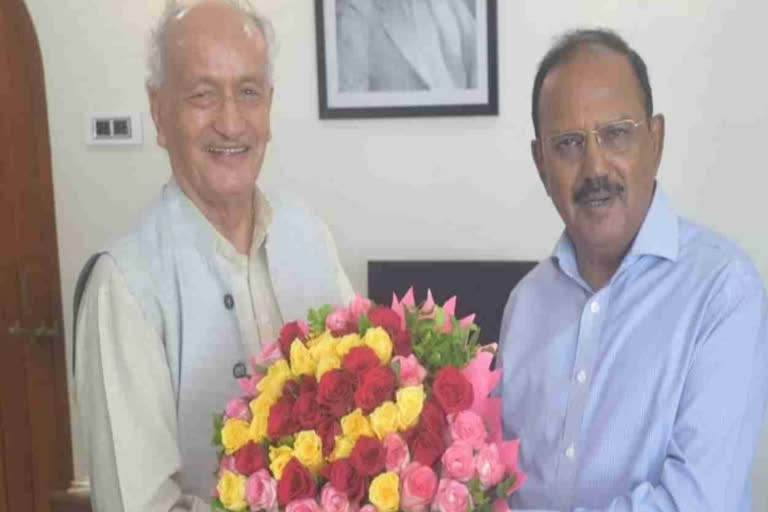 NSA Ajit Doval mets Maha Governor in Mumbai