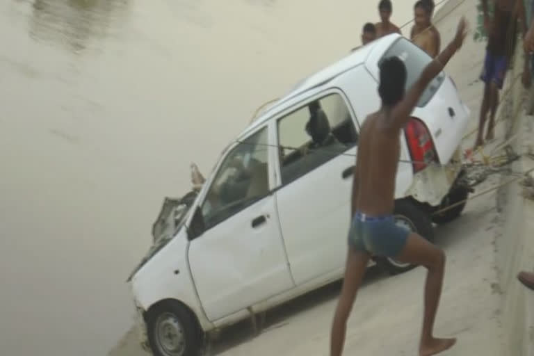 Car fell in canal in Dabwali
