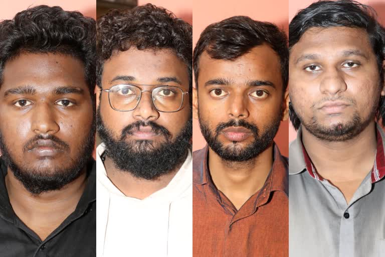 മീശോ കമ്പനിയുടെ പേരിൽ തട്ടിപ്പ്  ഓണ്‍ലൈന്‍ തട്ടിപ്പ്  ഓണ്‍ലൈന്‍ തട്ടിപ്പ് സംഘം പിടിയിൽ  ഓണ്‍ലൈന്‍ ഷോപ്പിങ് ആപ്പ് ആയ മീശോ  വയനാട് സ്വദേശിയിൽ നിന്ന് തട്ടിയത് 12 ലക്ഷം  ഓണ്‍ലൈൻ തട്ടിപ്പ് സംഘത്തിലെ 4 പേർ പിടിയിൽ  online fraud gang arrested  തട്ടിപ്പ്  വ്യാജ കോള്‍സെന്‍റര്‍