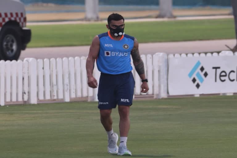 virat kohli training in high altitude mask