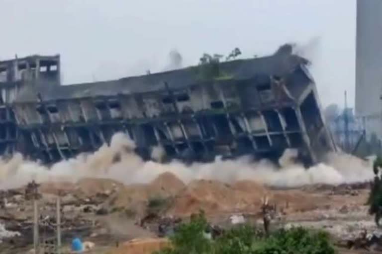 demolition of main power house