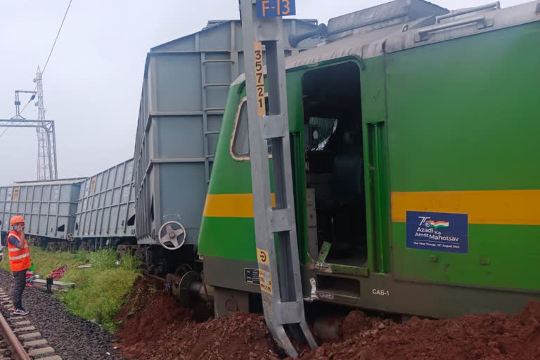 rain derailed at Khem railway station