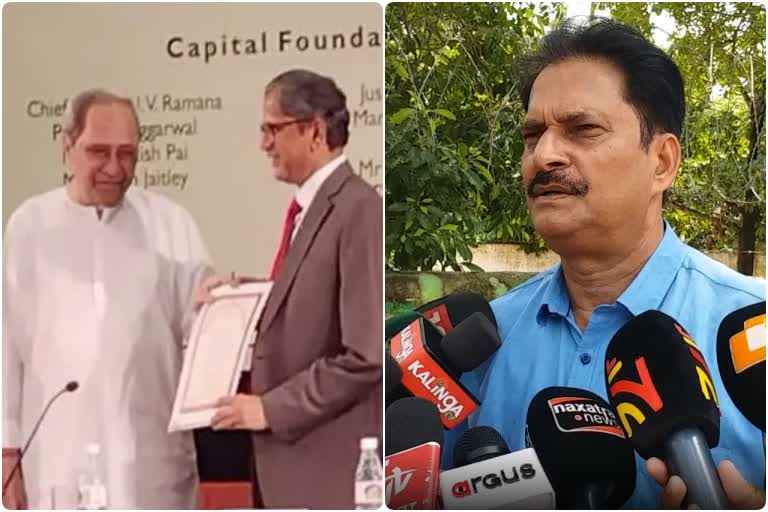 Minister Samir Dash reaction after CM Naveen honoured with lifetime achievement Award