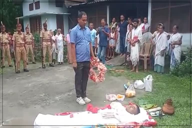 13th APBN Jowan Amar Gogoi cremated with police department status in Lakhimpur