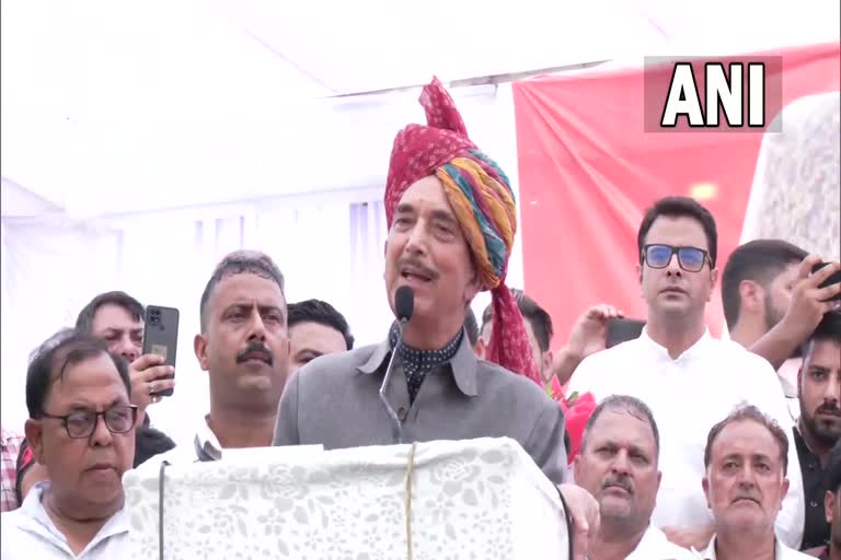 Ghulam Nabi Azad  Ghulam Nabi Azad announces launch of new party  Ghulam Nabi Azad left congress  ഗുലാം നബി ആസാദ്  ഗുലാം നബി ആസാദ് പുതിയ പാർട്ടി  ജമ്മു കശ്‌മീരിന്‍റെ സംസ്ഥാന പദവി  കോൺഗ്രസ് വിട്ട മുതിർന്ന നേതാവ് ഗുലാം നബി ആസാദ്  കോൺഗ്രസ് വിട്ട് ഗുലാം നബി ആസാദ്  കോൺഗ്രസിനെതിരെ ഗുലാം നബി ആസാദ്