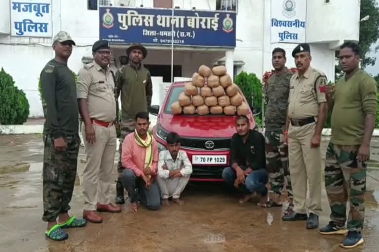 Ganja smuggler arrested in Dhamtari