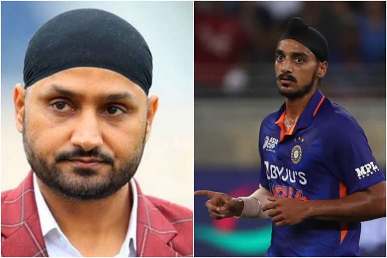 Asia cup  ind vs pak  harbhajan singh  Arshdeep singh  harbhajan support Arshdeep  harbhajan singh twitter  irfan pathan  ഏഷ്യ കപ്പ്  ഹര്‍ഭജന്‍ സിങ്‌  അര്‍ഷ്‌ദീപ് സിങ്‌  അര്‍ഷ്‌ദീപിനെതിരെ സൈബര്‍ അറ്റാക്ക്  ഇര്‍ഫാന്‍ പഠാന്‍  രവി ബിഷ്‌ണോയ്‌  Ravi Bishnoi