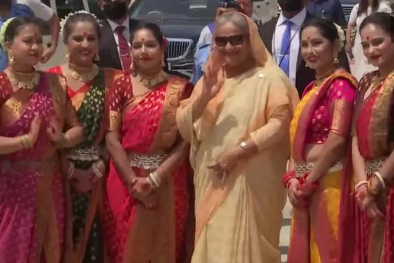 Bangladesh PM Sheikh Hasina arrives in India on 4-day visit