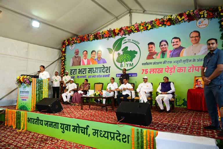 BJP will plant 75 lakh saplings in Madhya Pradesh