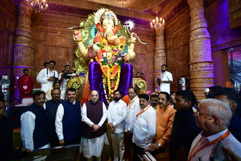 Union Home Minister Amit Shah visit to  Raja of Lalbagh