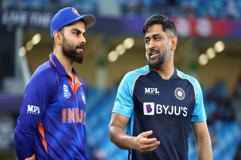 Asia cup  Virat Kohli Test Captaincy  Virat Kohli  MS Dhoni  Virat Kohli on MS Dhoni  വിരാട് കോലി  ധോണിയെക്കുറിച്ച് വിരാട് കോലി  എംഎസ്‌ ധോണി  ഏഷ്യ കപ്പ്