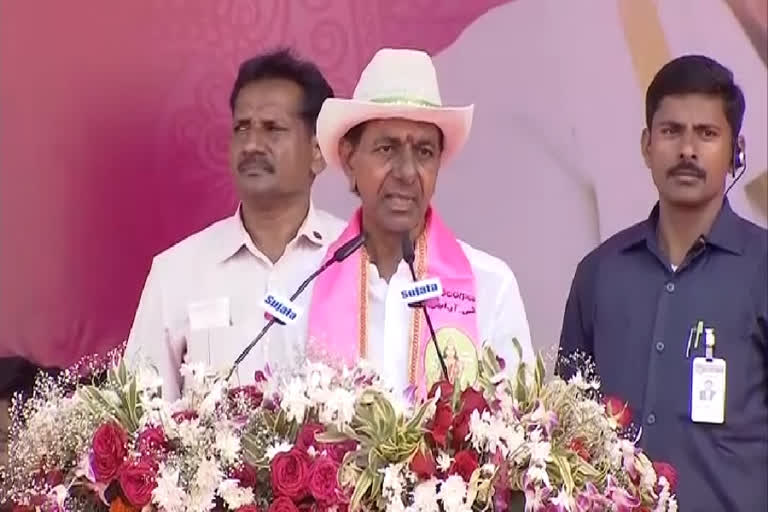 CM KCR SPEECH IN NIZAMABAD PUBLIC MEETING