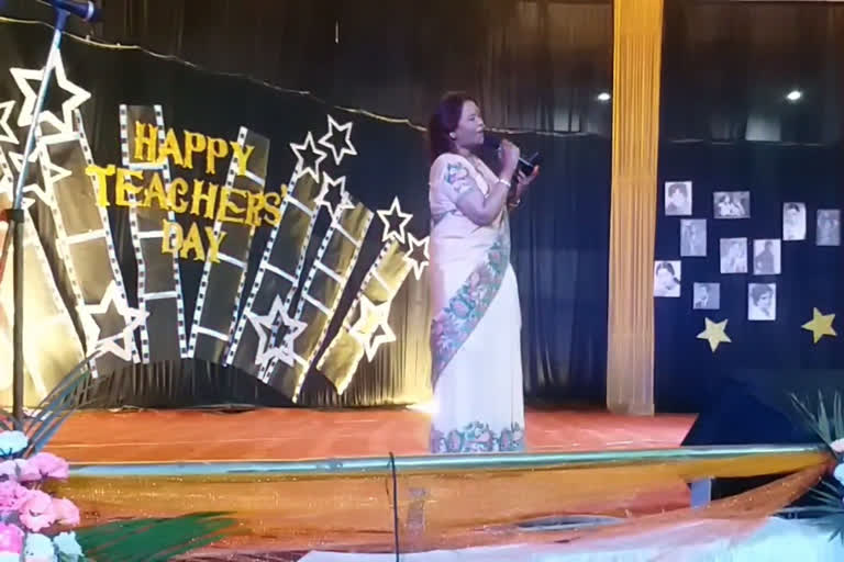 Program in RIMS Auditorium on Teacher's Day