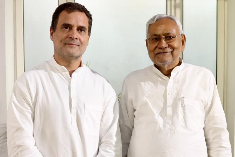 Nitish Kumar meets Rahul Gandhi in Delhi, will hold talks with Sitaram Yechury, D Raja on Tuesday