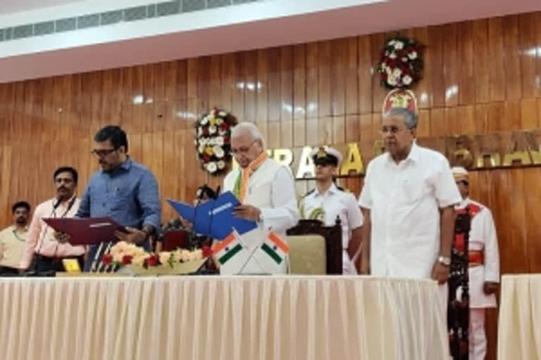 M B Rajesh sworn in as minister in Pinarayi Vijayan cabinet