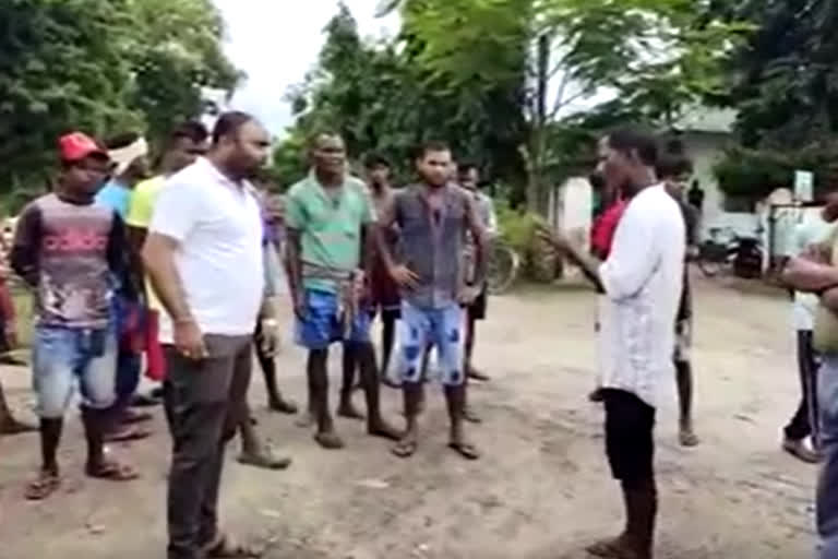 attca protest in bokakhat tea garden