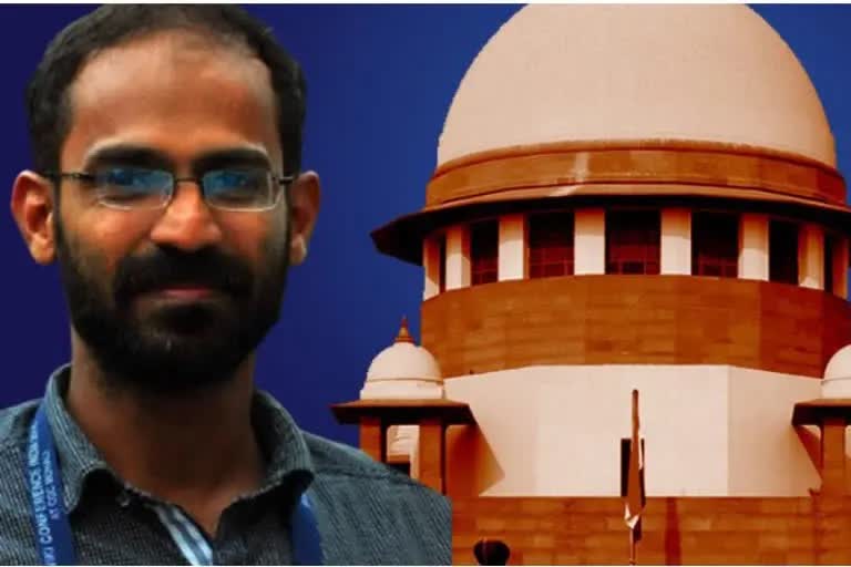 siddique kappan bail plea in supreme court  siddique kappan links with popular front  up government in supreme court on siddique kappan  siddique kappan  hathras conspiracy case  യുപി സർക്കാർ സുപ്രീംകോടതിയിൽ  സിദ്ദിഖ് കാപ്പൻ  സിദ്ദിഖ് കാപ്പൻ ജാമ്യാപേക്ഷ  സിദ്ദിഖ് കാപ്പനെതിരെ യുപി സർക്കാർ  ഹത്രാസ് കേസ്  സിദ്ദിഖ് കാപ്പന് പോപ്പുലർ ഫ്രണ്ടുമായി ബന്ധം  ഗൾഫ് തേജസ് ഡെയ്‌ലി സിദ്ദിഖ് കാപ്പൻ  പോപ്പുലർ ഫ്രണ്ട് ഓഫ് ഇന്ത്യ  ഹത്രാസ് ഗൂഢാലോചന കേസിൽ അലഹബാദ് ഹൈക്കോടതി