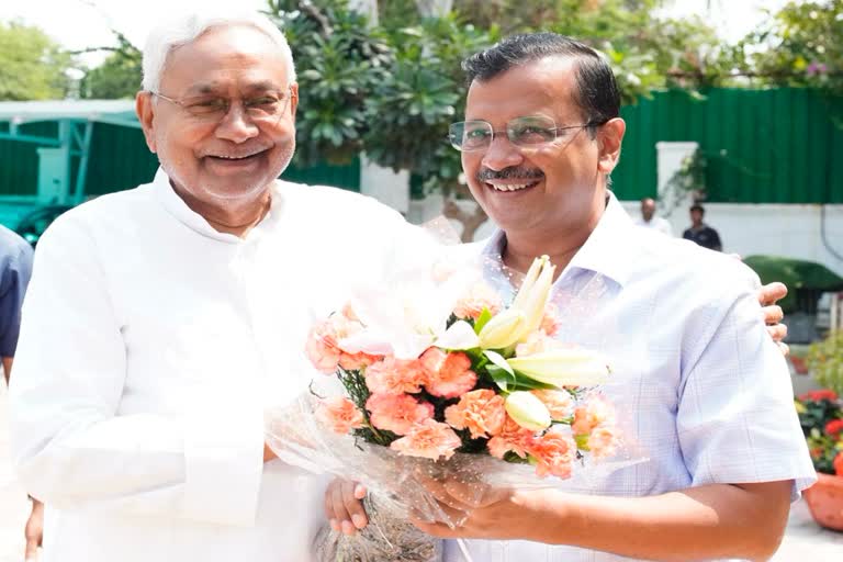 CM Nitish Meets Arvind Kejriwal