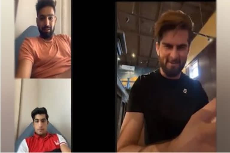 shaheen shah afridi special message to naseem shah and haris rauf ,watch video