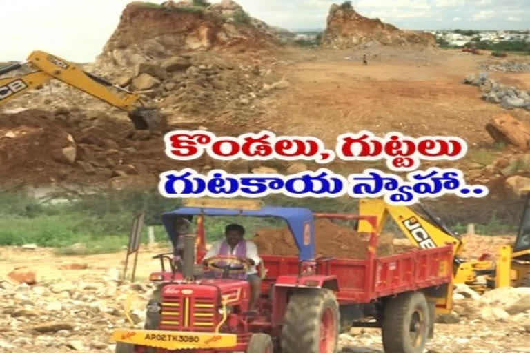 Govt lands occupied by ysrcp leader relative