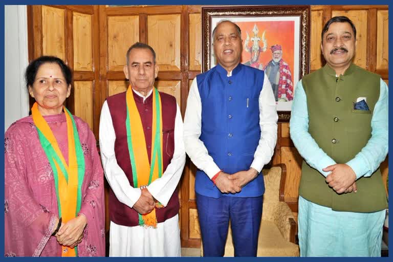 MLA Yograj Joined BJP In Shimla