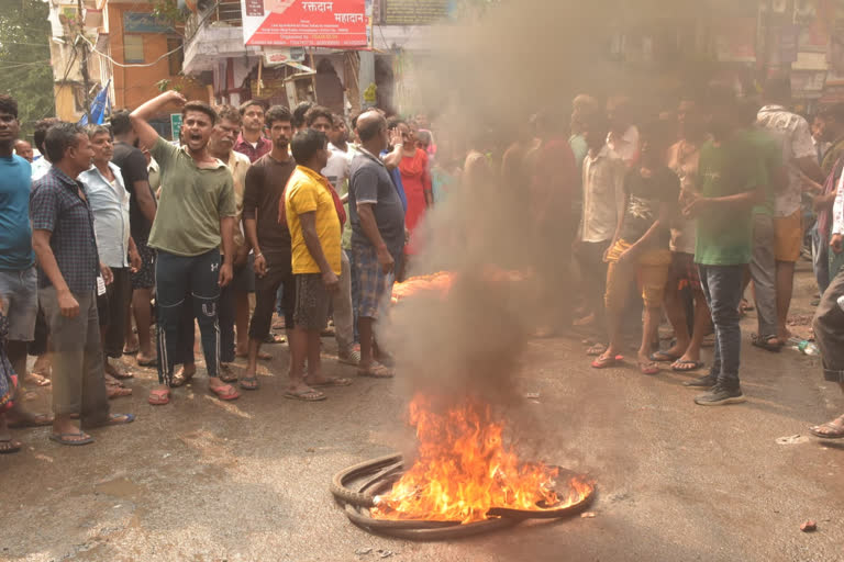 पटना में डबल मर्डर को लेकर बवाल