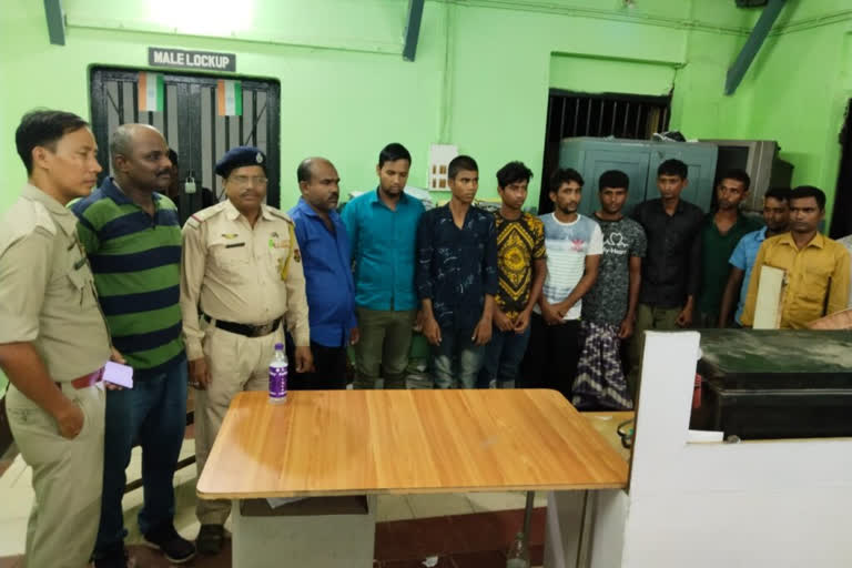 11 suspected Bangladeshi nationals held in Tripura