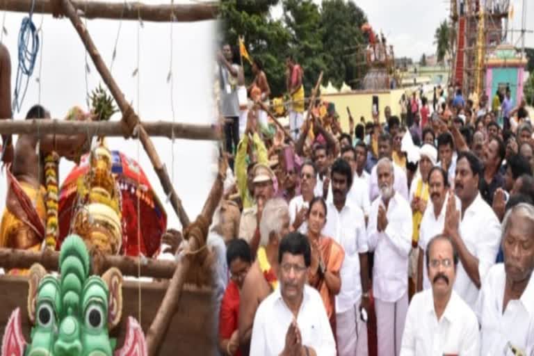 Etv Bharat1000 ஆயிரம் ஆண்டுகள் பழமையான சுகவனேஸ்வரர் கோயில் கும்பாபிஷேக விழா