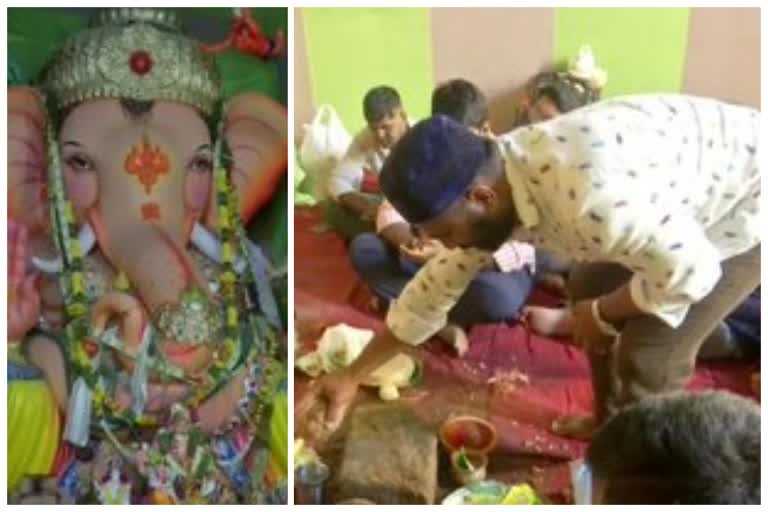 Muslim man installs Ganesh idol