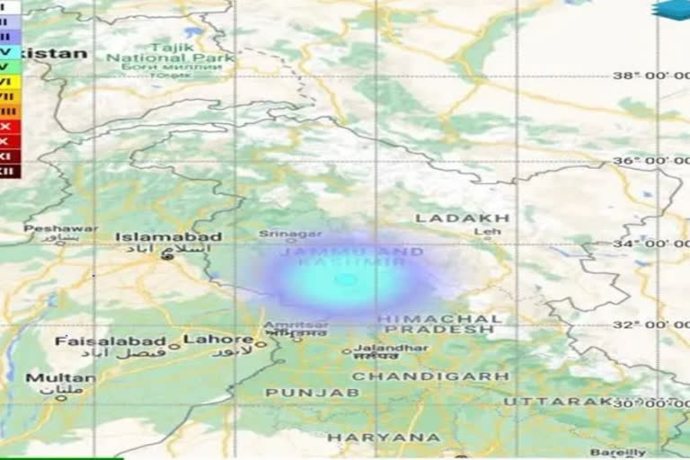 EARTHQUAKE IN JAMMU AND KASHMIR