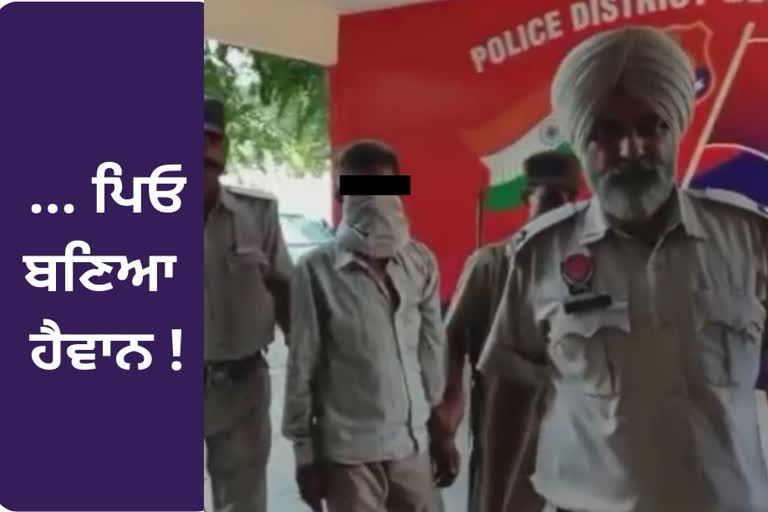 Father Rape with his minor daughter in Gurdaspur