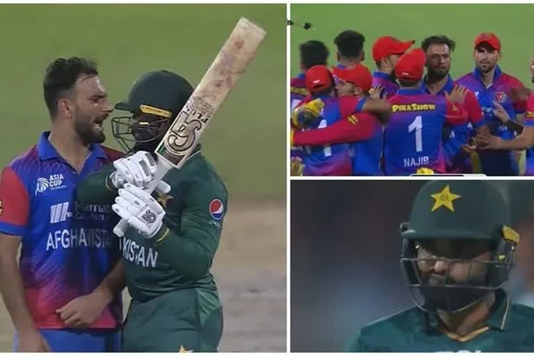 Pakistan player Asif Ali gets involved in  fight with Afghanistans Fareed Malik after getting out